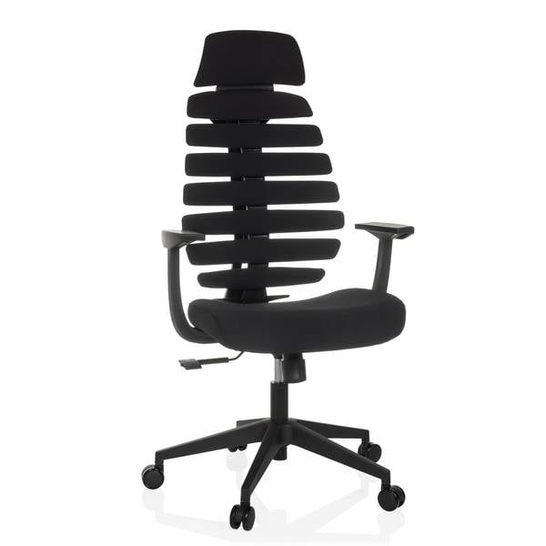 Bürostuhl Drehstuhl ERGO LINE ECO Stoff schwarz hjh OFFICE