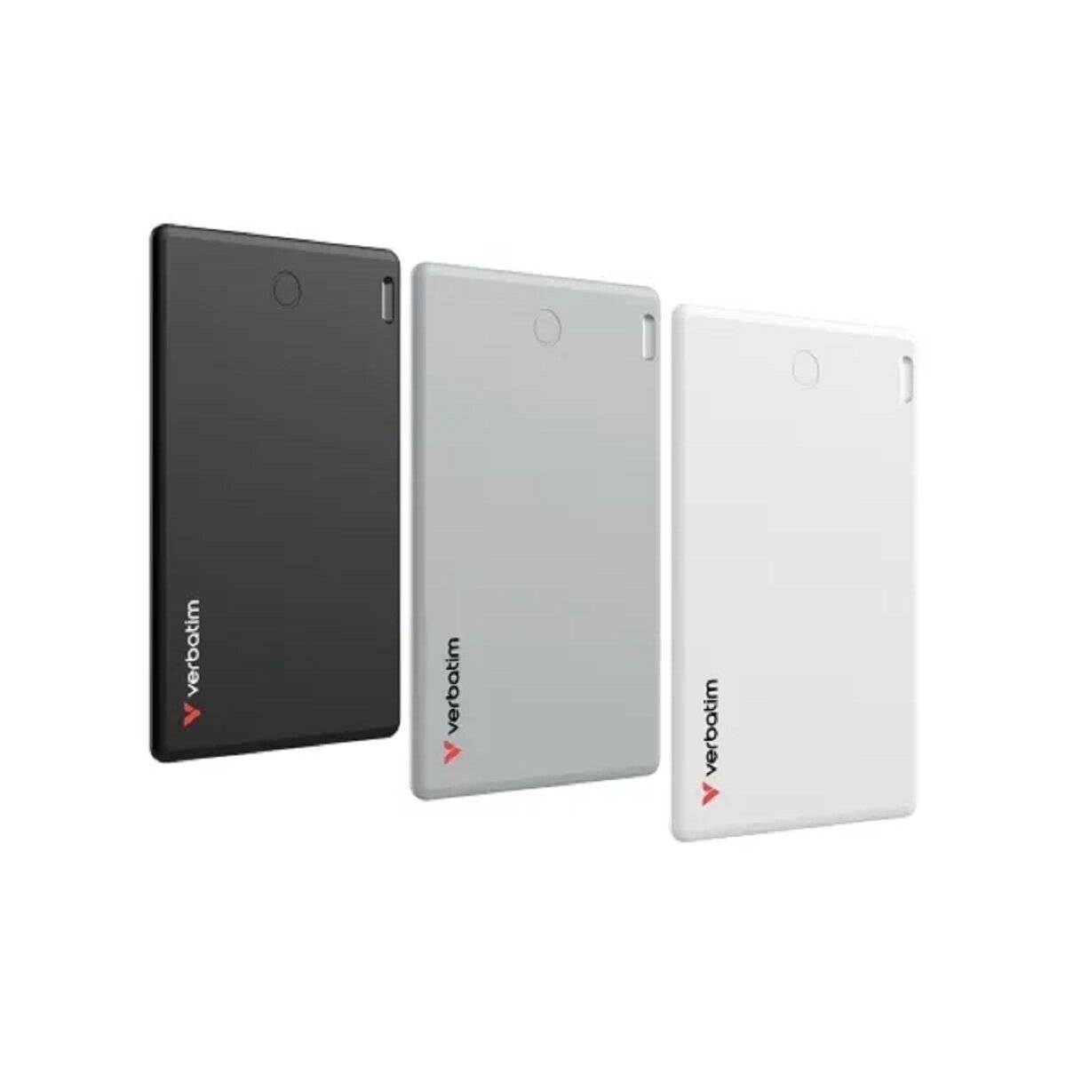 Verbatim My Finder - Anti-Verlust Bluetooth-Tag für Brieftasche - Schwarz, Silber, weiß (Packung mit 3)-0