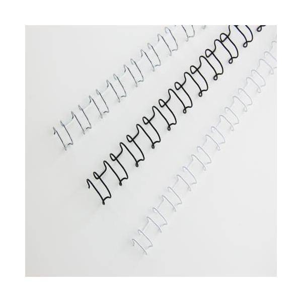 GBC Drahtbinderücken WireBind, A4, 21 Ringe, 10 mm, weiß (5965283)-3