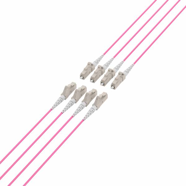 Trunkkabel U-DQ(ZN)BH OM4 8G (1x8) LC-LC, 80m Dca LSZH Glasfaserverkabelung Glasfaser OM4-3