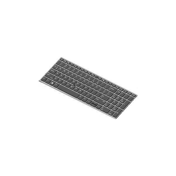HP Ersatztastatur Notebook - hinterleuchtet - TL: Französisch, AZERTY-0