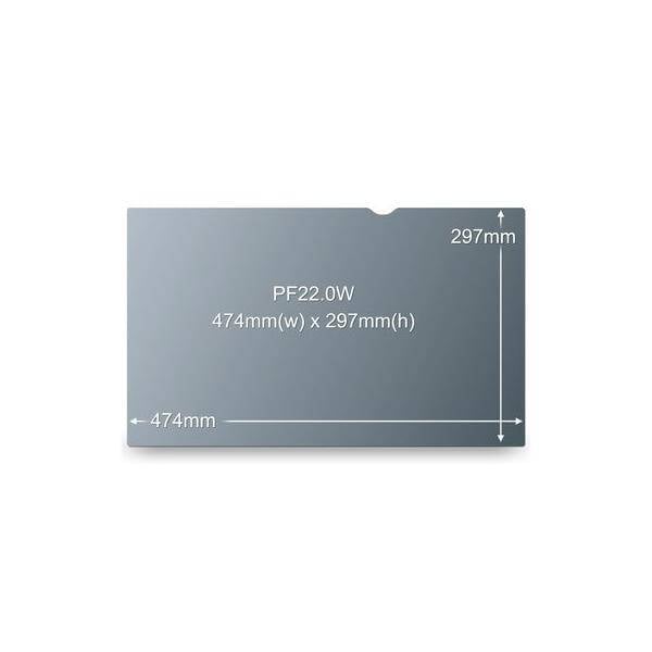 3M Blickschutzfilter für 22" Breitbild-Monitor Bildschirmfilter 55,9 cm Breitbild 22 Zoll Schwarz-1
