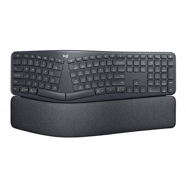 Logitech Ergo Series ERGO K860 for BusinessTastatur - full size - kabellos - 2.4