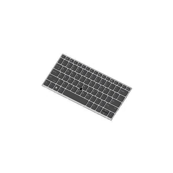 HP DualPoint - Ersatztastatur Notebook - hinterleuchtet - TL: Französisch, AZERTY