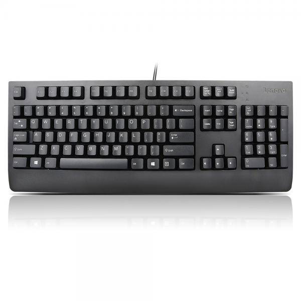 Lenovo Preferred Pro II - Tastatur - USB - QWERTYNordisch - Schwarz - FRU-2