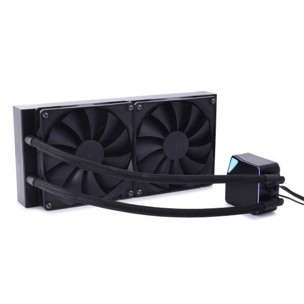 Alphacool Core Ocean T38 AIO 280mm, All-in-One-Flüssigkeitskühler, 14 cm, 34,3 dB, 36 dB, 92,3 cfm, Schwarz