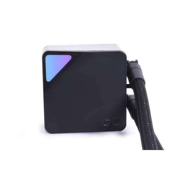 Alphacool Core Ocean T38 AIO 280mm, All-in-One-Flüssigkeitskühler, 14 cm, 34,3 dB, 36 dB, 92,3 cfm, Schwarz-2