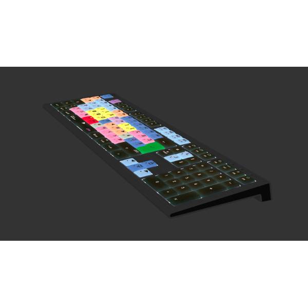 Logickeyboard LKB-MCOM4-A2M-FR - Kabelgebunden - USB - Scherenschalter - LED - Schwarz - TL: Französisch, AZERTY-2
