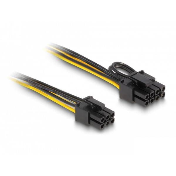 Delock Stromkabel - 6-poliges PCIe Power (M)