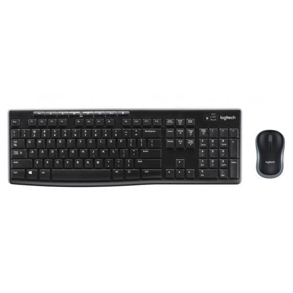 Logitech 920-004535 Funk Tastatur, Maus-Set Nordisch, QWERTY Schwarz-2