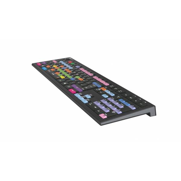 Logickeyboard LKB-FLS-A2PC-DE - Volle Größe (100%) - Kabelgebunden - USB - Schwarz - TL: Deutsch, QWERTZ-1