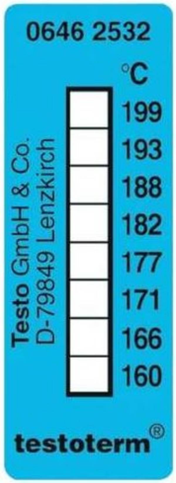 Testo Temperatur-Messstreifen 50 x 18 mm 0646 2532