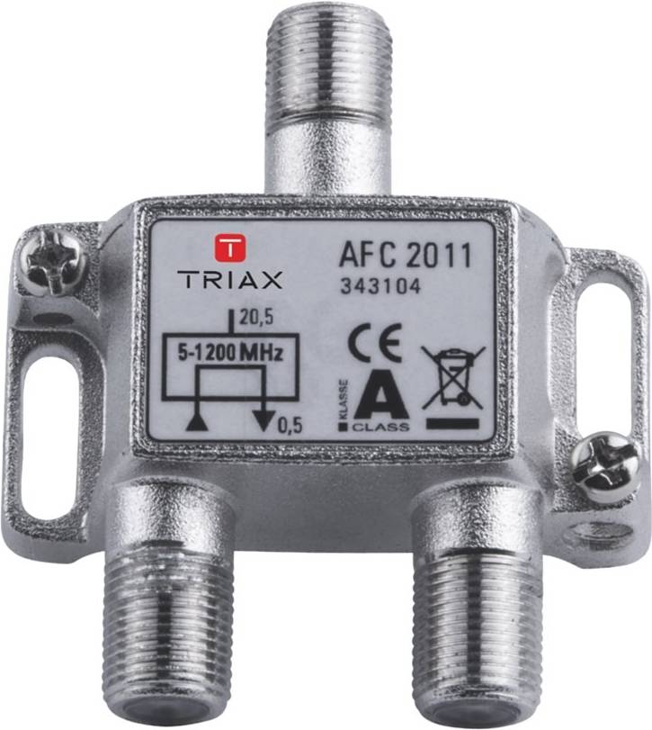 AFC 2011 - RF-Splitter - F-Stecker weiblich zu F-Stecker weiblich-0