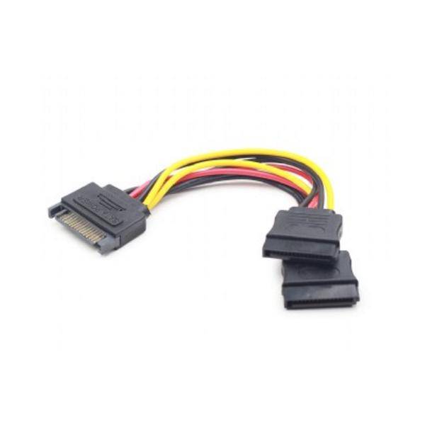 Cablexpert CC-SATAM2F-01 - Netz-Splitter - SATA-Stromstecker (W)