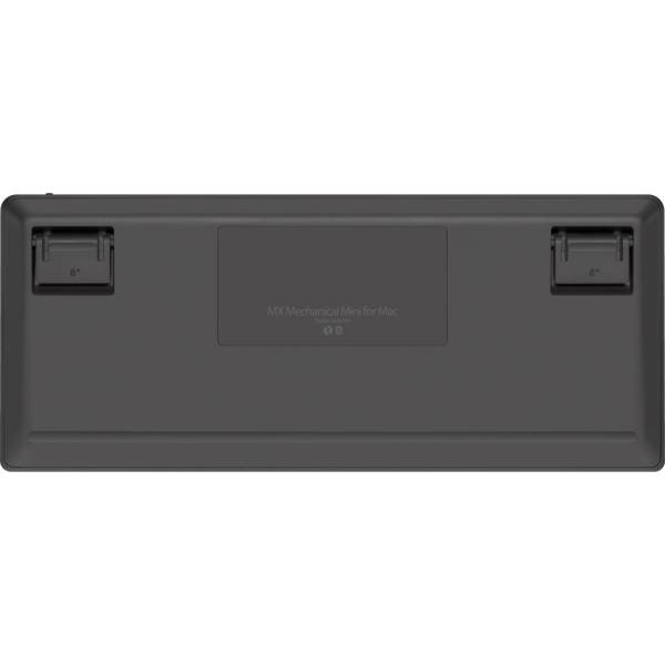Logitech MX Mechanical Mini for Mac Minimalist Kabellos Tastatur Deutsch, QWERTZ, Mac Spacegrau Wiederaufladbar-2