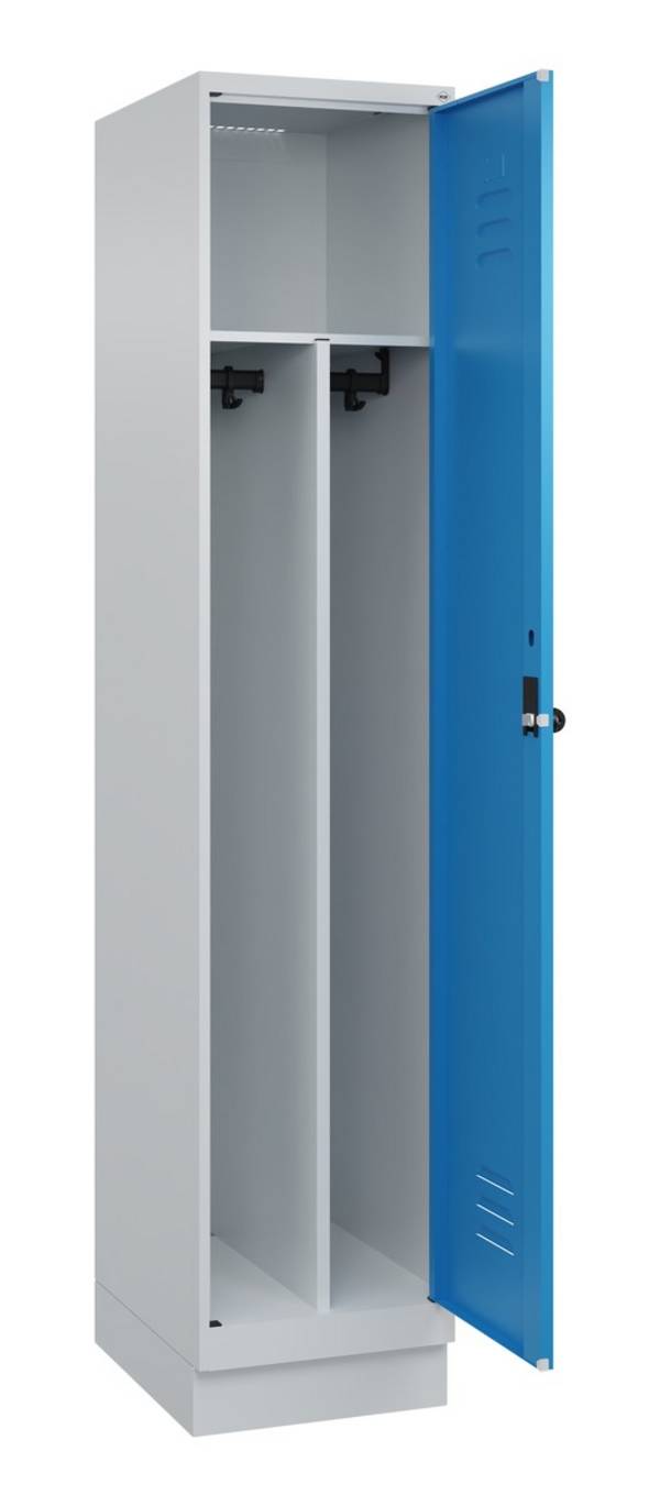 C+P Spind Classic PLUS, Sockel, 1 Abteil, 1950x400x500mm, 7035/5012