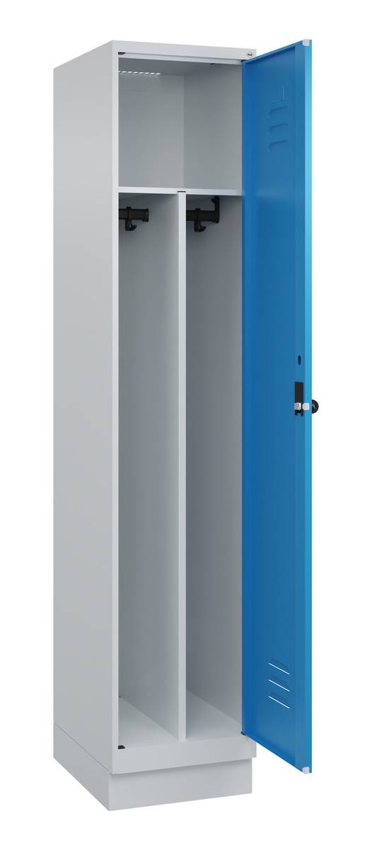 C+P Spind Classic PLUS, Sockel, 1 Abteil, 1950x400x500mm, 7035/5012-0