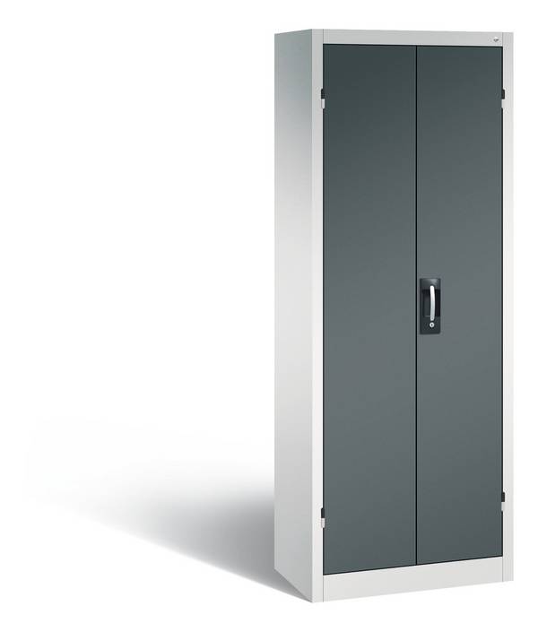 C+P Flügeltürenschrank Acurado, H1950xB700xT400mm, 7035/7016