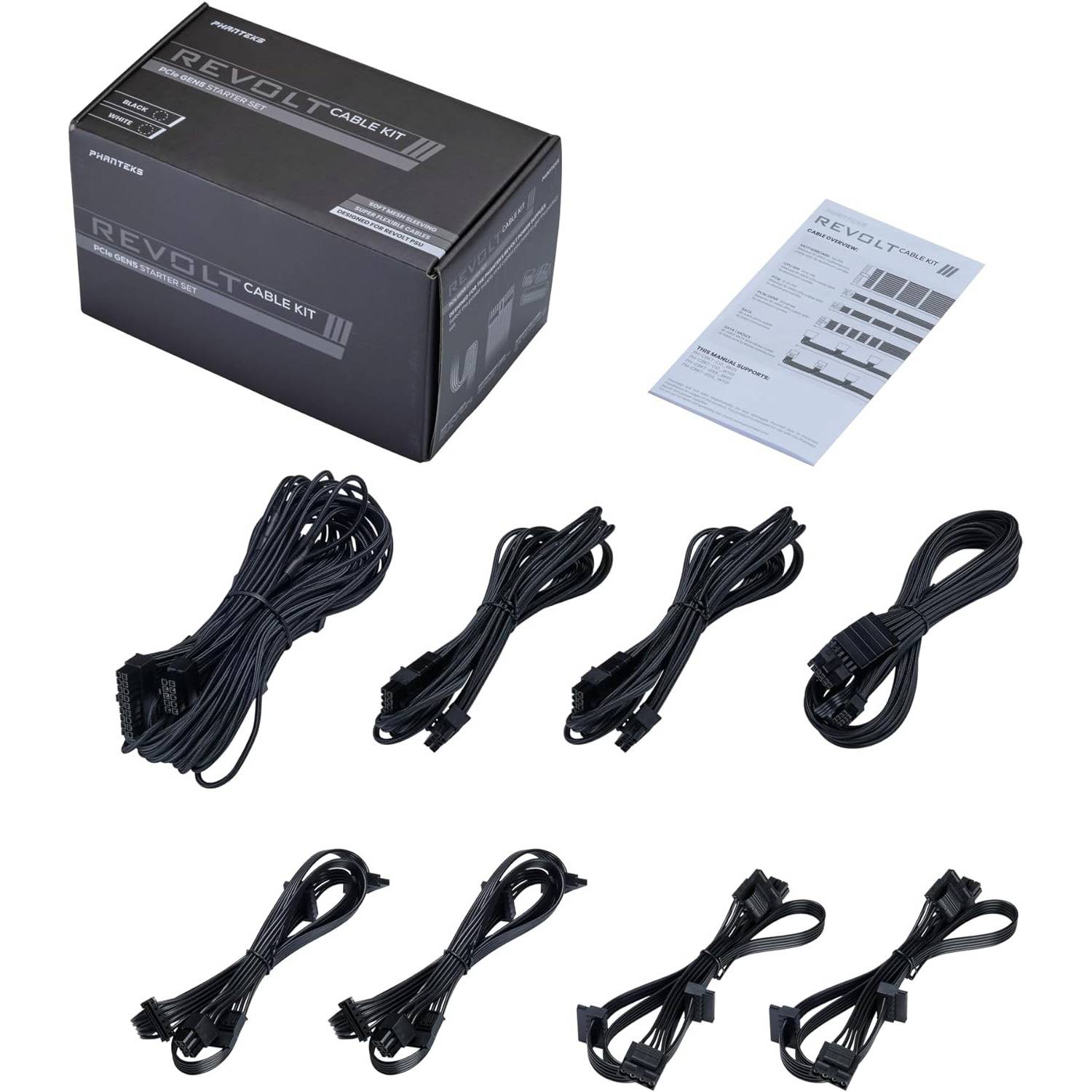 Phanteks Stromkabelkit - Schwarz-0