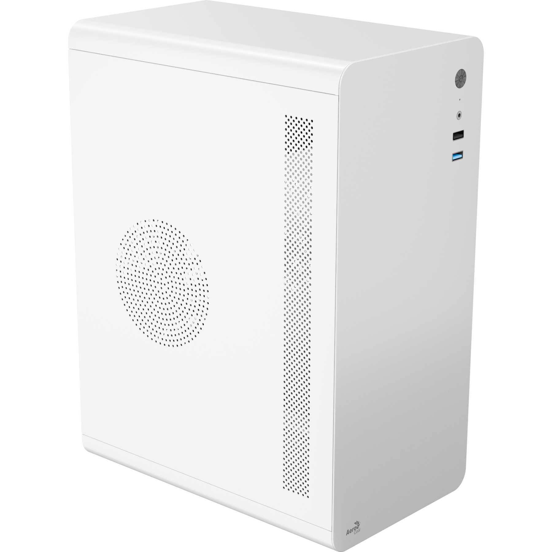 Aerocool PC Gehäuse CS-110-S-WT-v1 Mini-Tower Weiß ACCS-PC18014.21-0