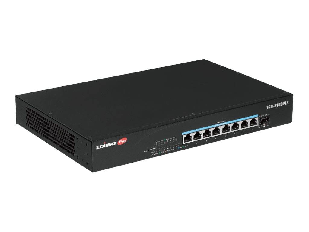 Edimax Pro TGS-3109PLX - Switch - web - Smart - 8 x 2.5GBase-T + 1 x 10 Gigabit SFP+ - an Rack montierbar, Desktop - PoE-0
