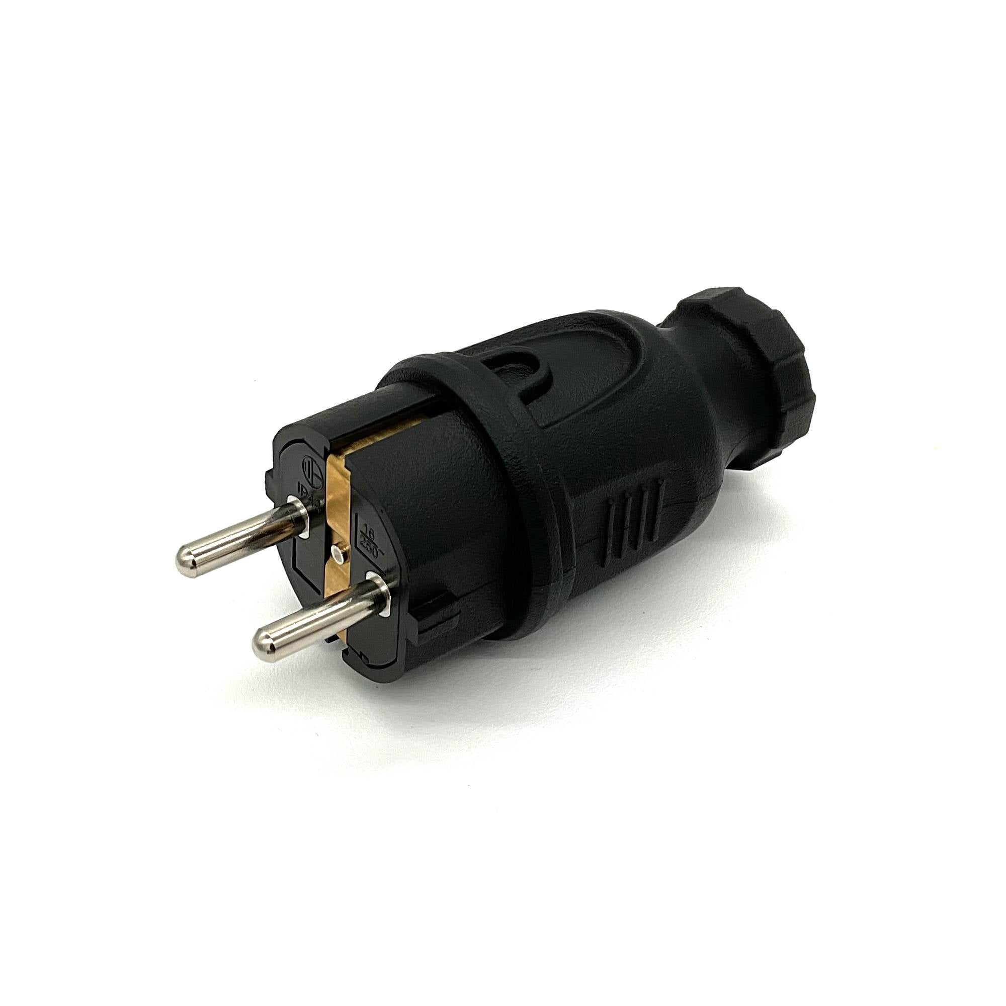10x ARLI Schutzkontaktstecker IP44 spritzwassergeschützt Netzstecker-3