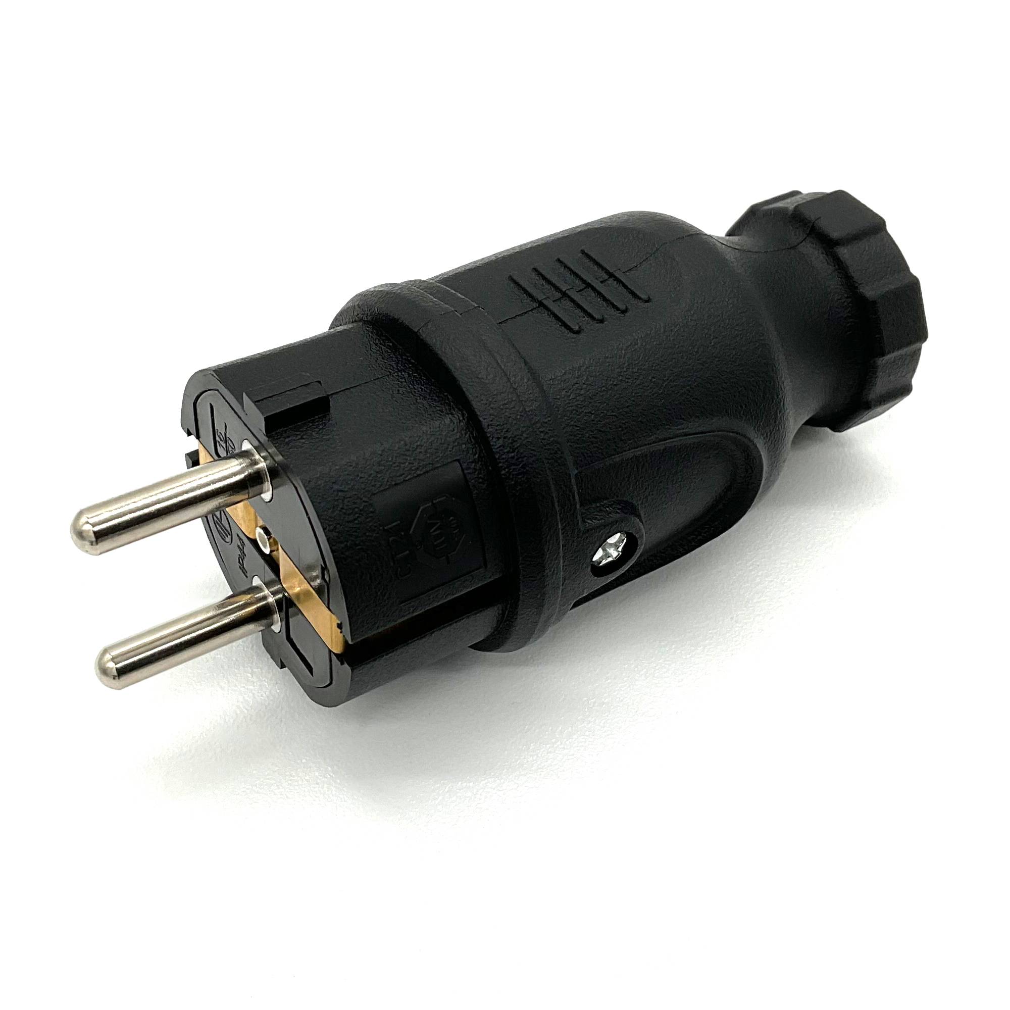 10x ARLI Schutzkontaktstecker IP44 spritzwassergeschützt Netzstecker-4