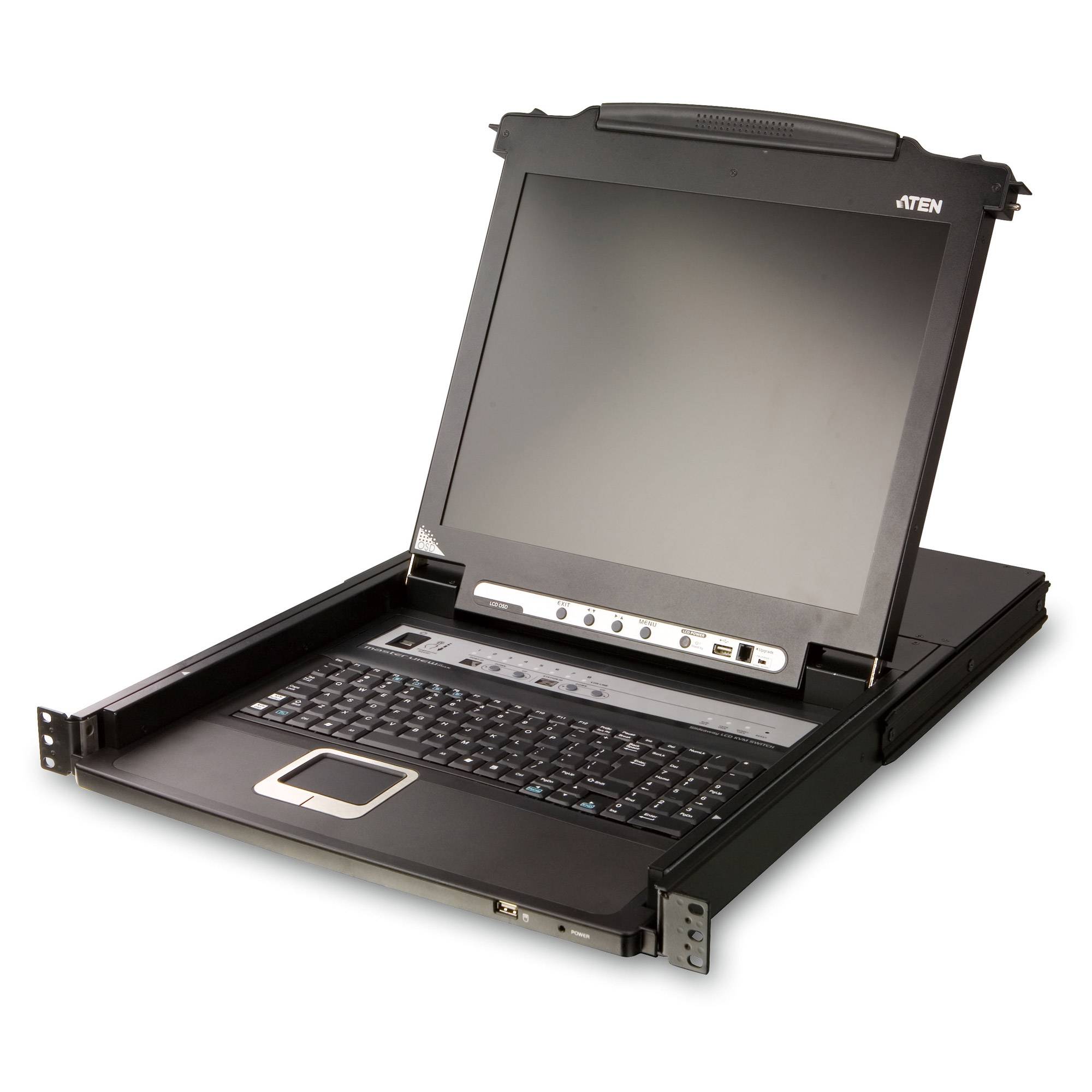 ATEN - CL5708M CH LCD KVM Sw USB-PS/2 VGA - KVM-Umschalter - 8-Port-0