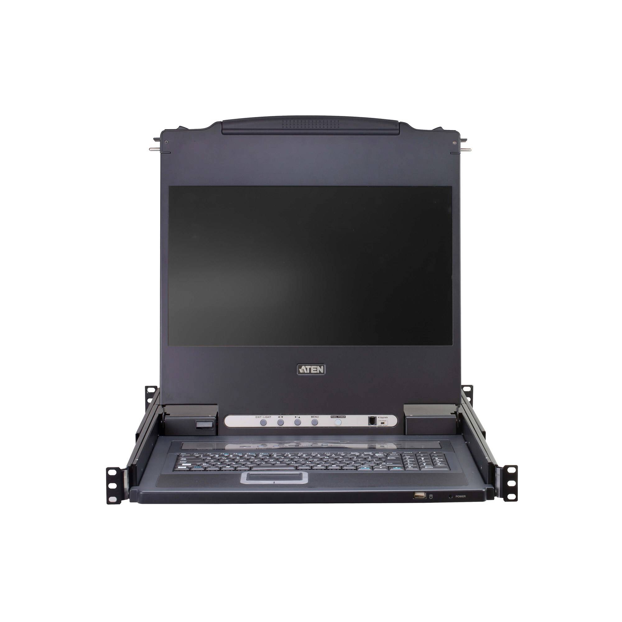 ATEN CL5708MW UK KVM-Switch 8-Port 17,3"-LCD SingleRail (PS/2-USB VGA) UK-Layout-2