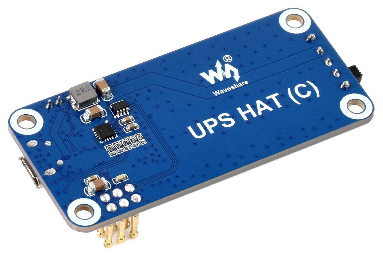 Waveshare UPS HAT C für Raspberry Pi Zero, I2C Batterieüberwachung, Li-po 1000mAh, Schutzschaltungen-3