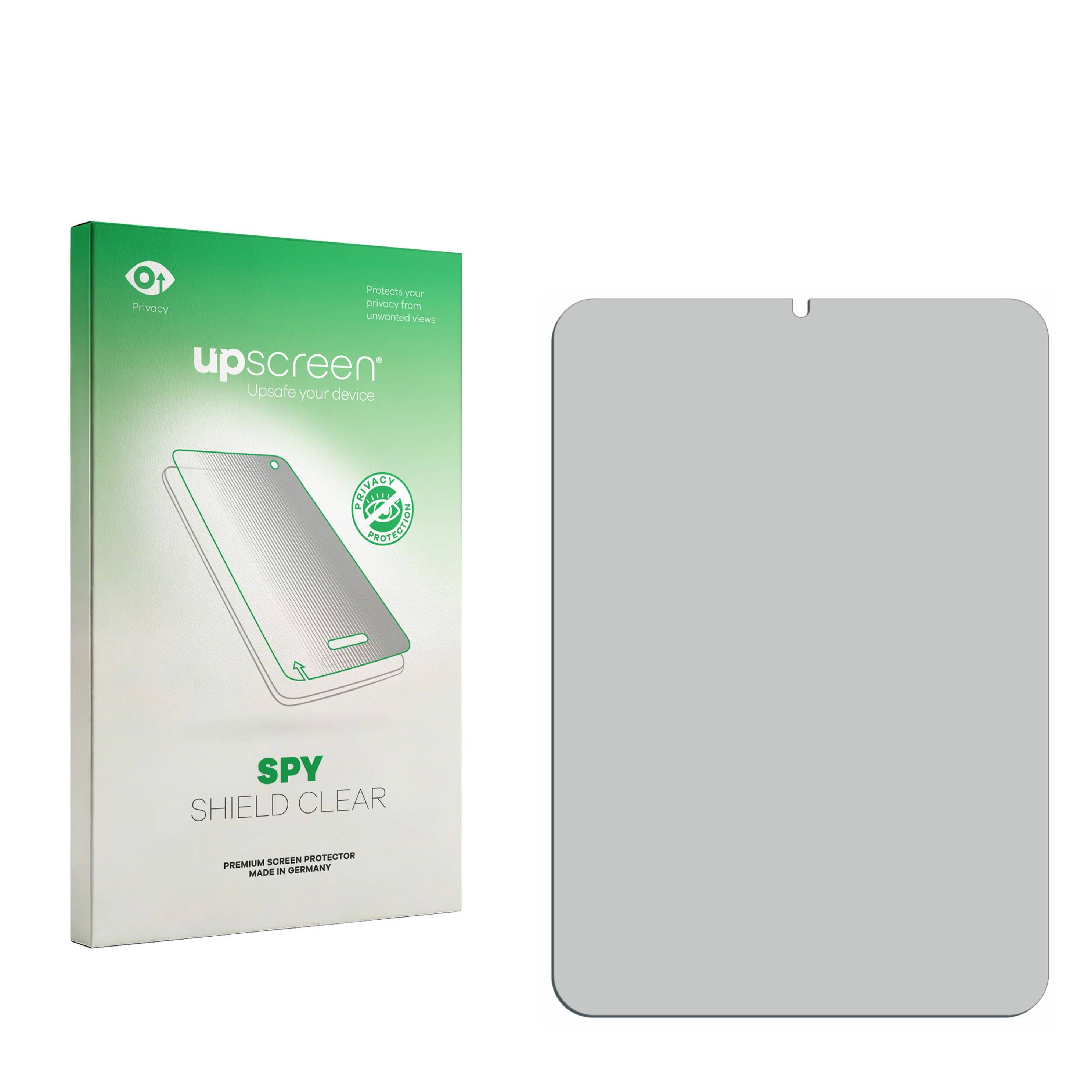 upscreen Blickschutzfolie für Apple iPad Mini 6 WiFi 2021 Anti-Spy Privacy Blaulichtschutz Sichtschutzfolie-3