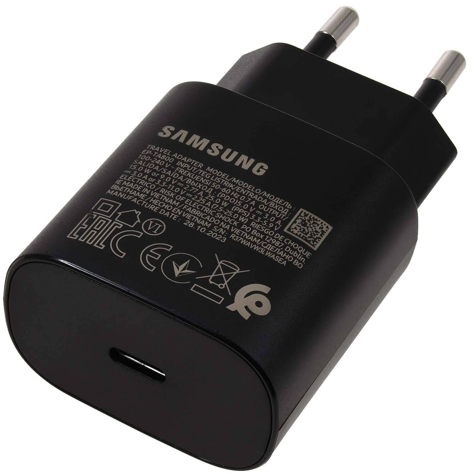 Samsung Schnellladegerät 25W EP-TA800, Schwarz, Samsung Galaxy A80 - nur Adatper-0