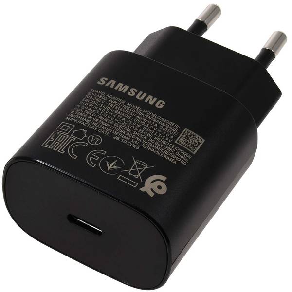 Samsung Schnellladegerät 25W EP-TA800, Schwarz, Samsung Galaxy A80 - nur Adatper