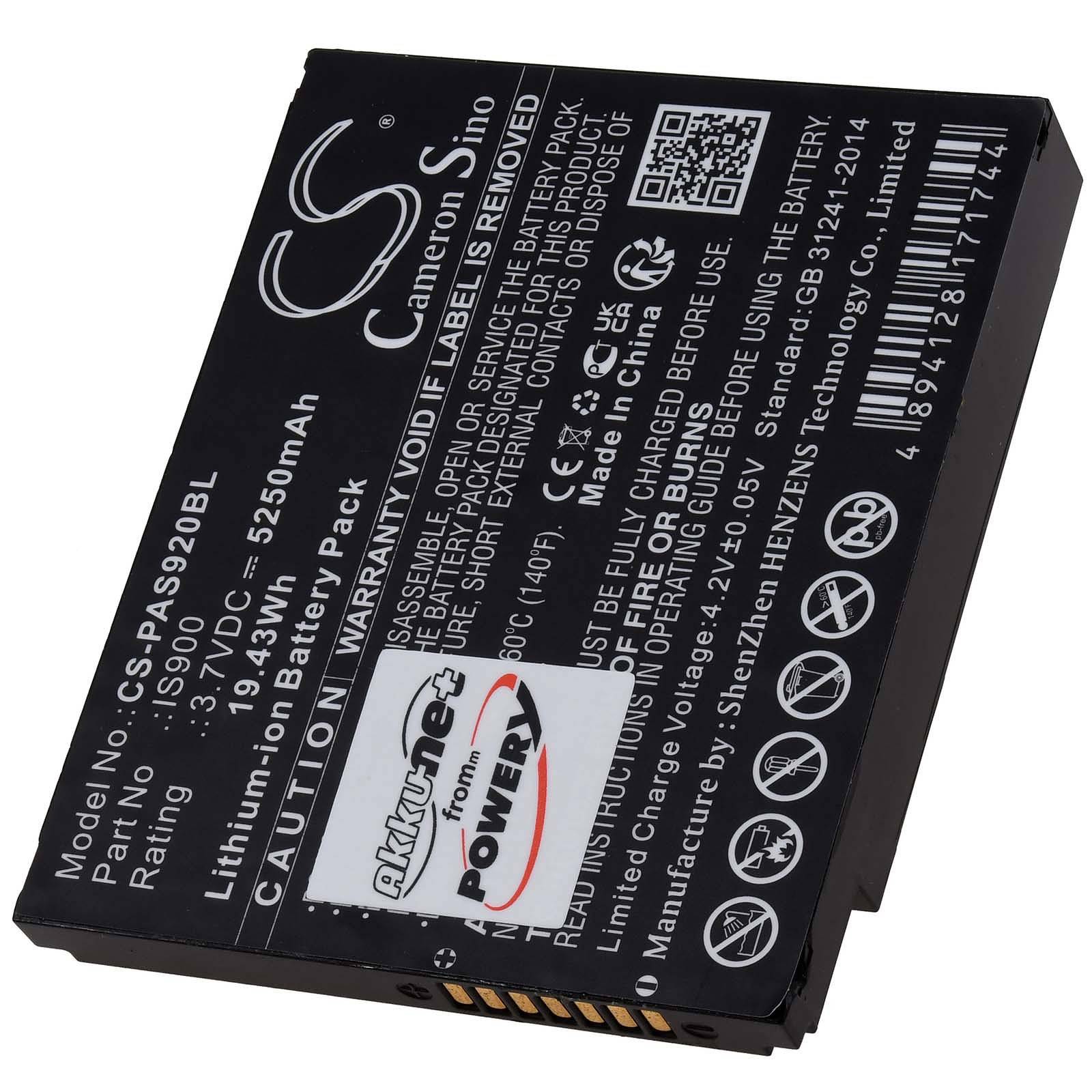 Akku kompatibel mit Pax Typ IS900, 3,7V, Li-Ion-0
