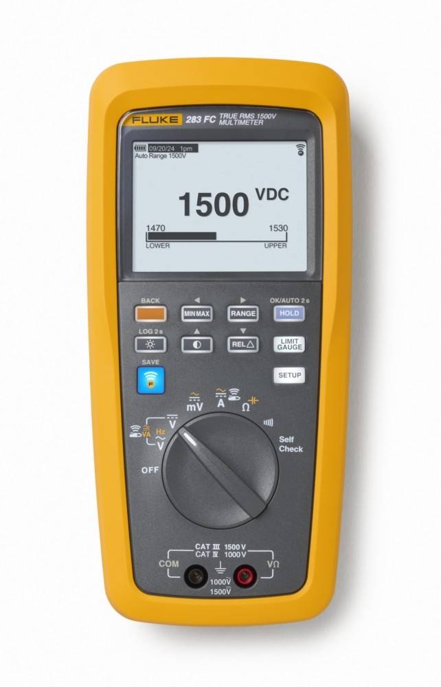 BEHA-AMPROBE - Fluke 5593173 Solar-Multimeter 283FC mit Sicherheit gemaess CAT III 1500-0