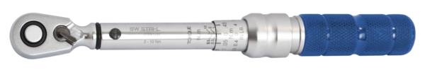 SW-Stahl 03810L Drehmomentschlüssel 1/4 Zoll 2-10 Nm I Antrieb Vierkant 1/4" Drehmomentschlüssel Auto 1/2 I Drehmomentsc