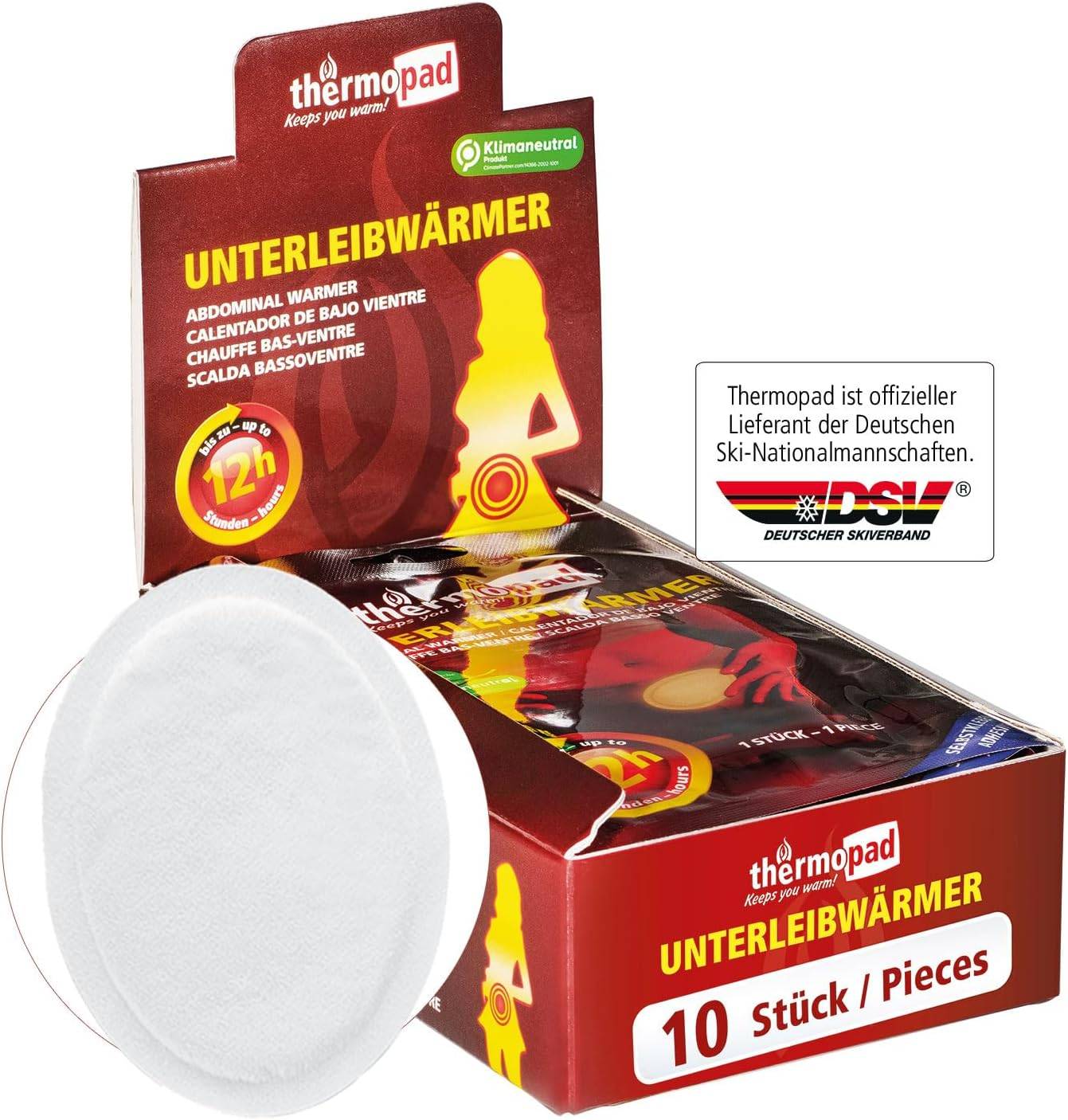 Thermopad 10x Unterleibwärmer Wärmepflaster für bis zu 12 Stunden Wärme-0