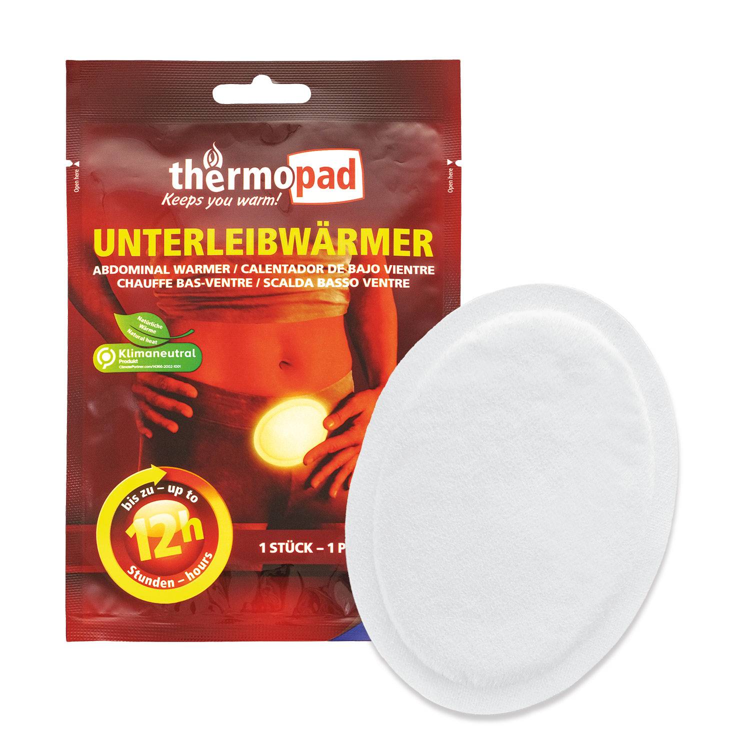 Thermopad 10x Unterleibwärmer Wärmepflaster für bis zu 12 Stunden Wärme-1