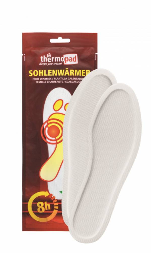 10x Sohlenwärmer Thermopad Größe S (36-37), Paar, Wärme für bis zu 8 Stunden