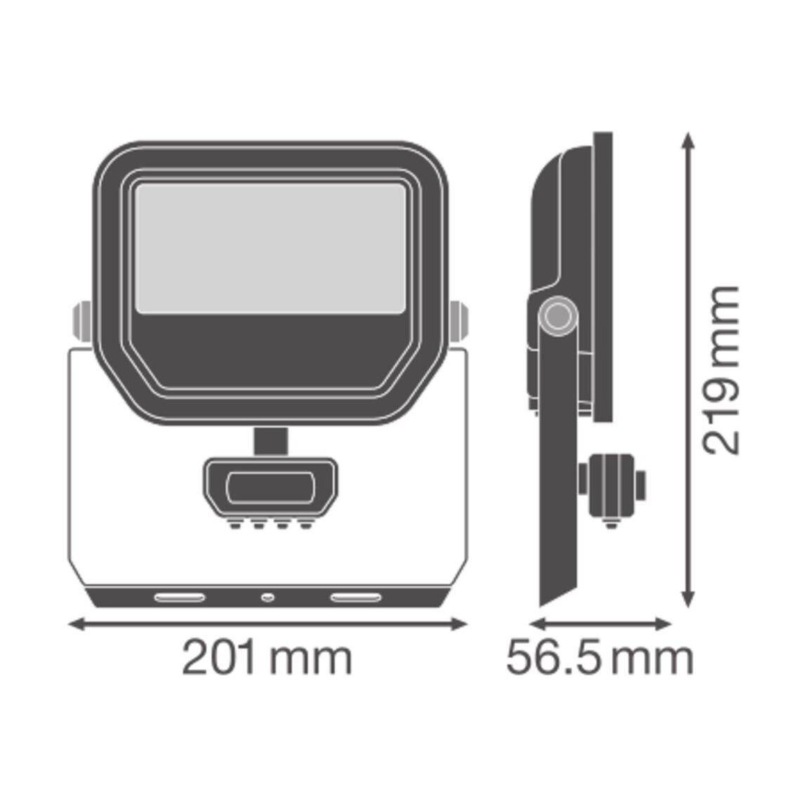Ledvance LED-Fluter 830, Sensor, sw FL50SNP41W6KLM830.BK-2