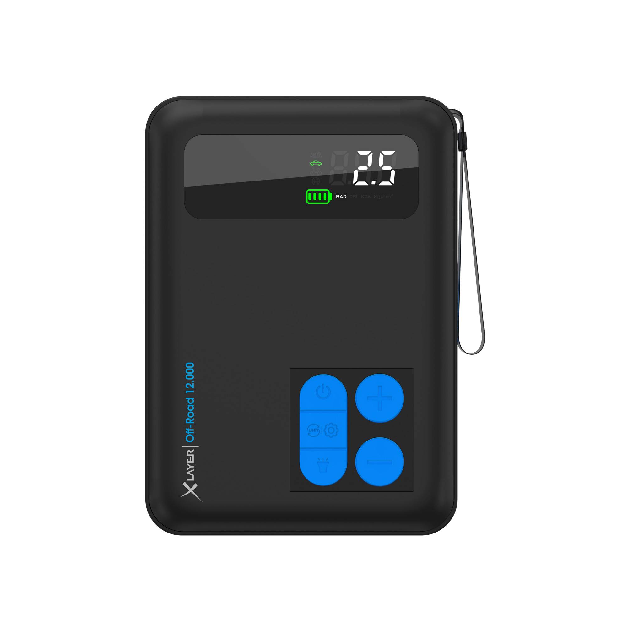 XLayer Notstarthilfe-Powerbank Off-Road 12.000 mAh mit Kompressor-1
