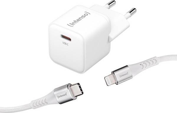Intenso Power Adapter 30W mit USB-C zu Lightning-Kabel 7803052