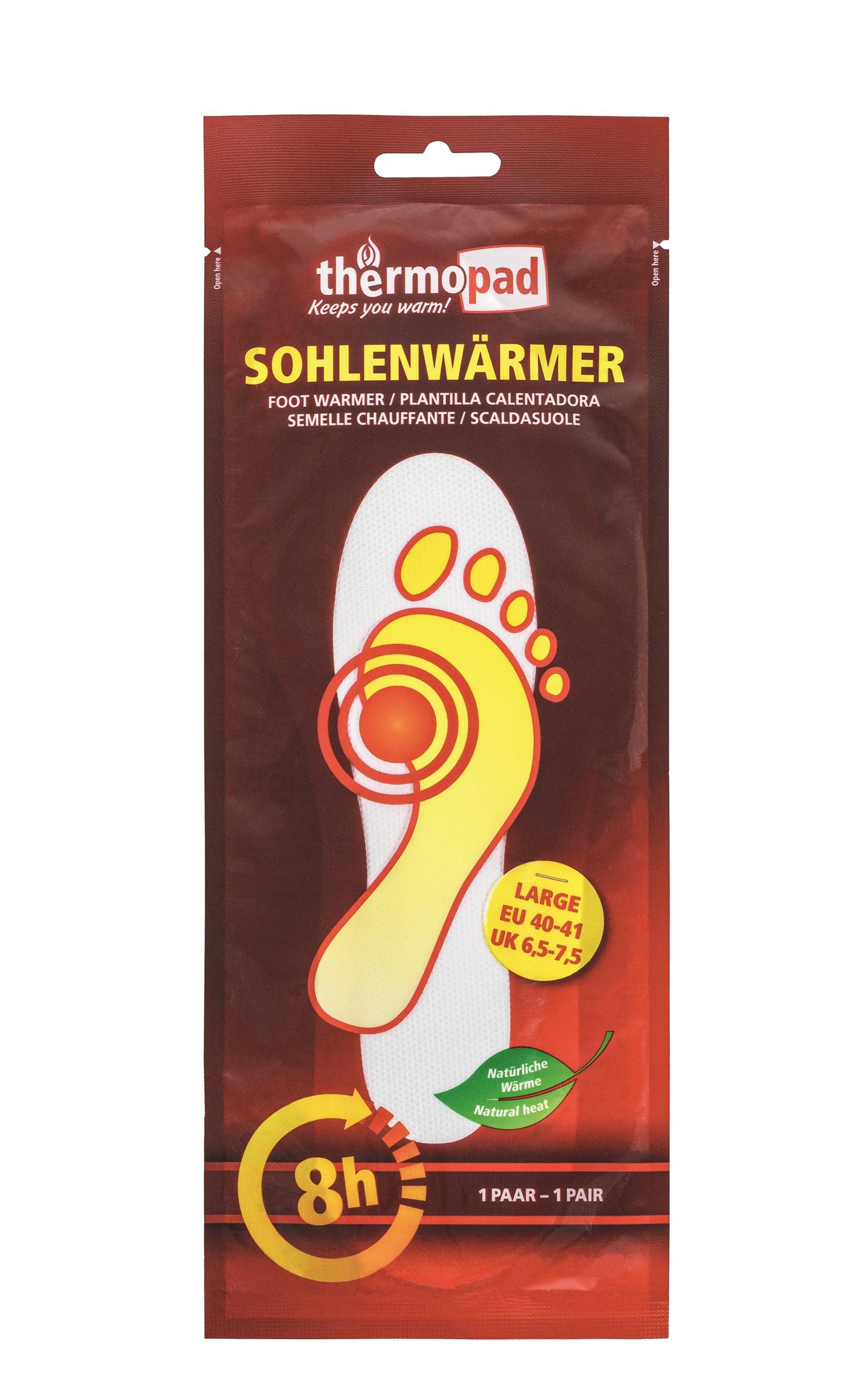 30x Sohlenwärmer Thermopad Größe L (40-41), Paar, Wärme für bis zu 8 Stunden-1