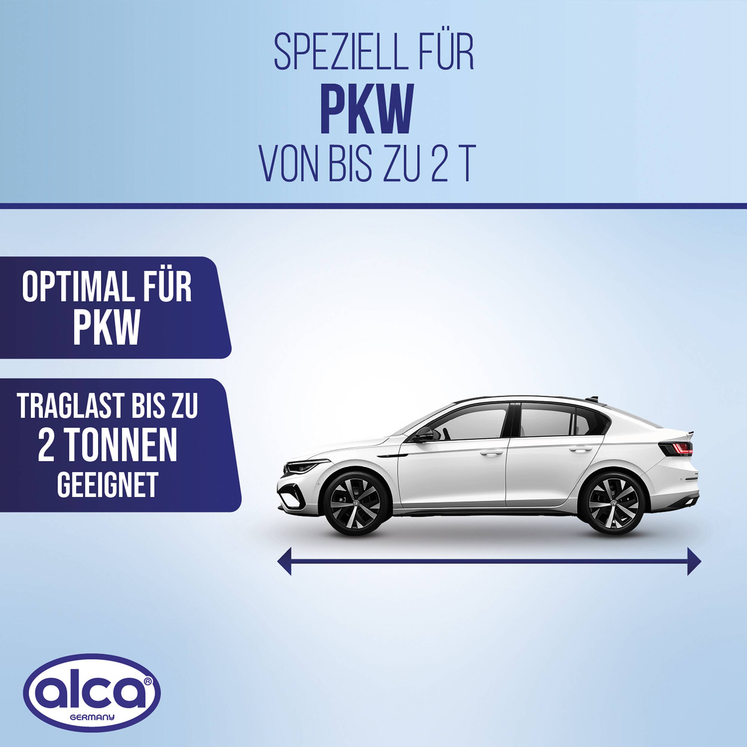 alca® Unterstellböcke 2 t 2er Set, 260-360 @[Unit] Stützbock klappbar, mit 1,6 kg Gewicht &-1