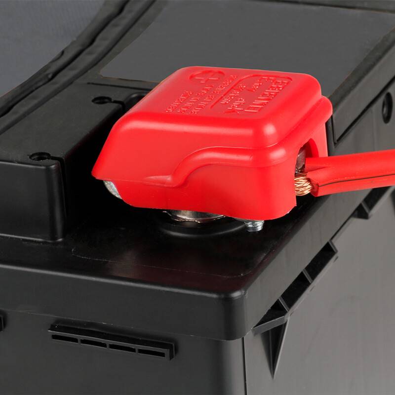 HEYNER® Batterieklemmen Set QuickClip Pos / Neg für Ihre Fahrzeugbatterie Schnellverschluss für Pluspol und Minuspol,-1