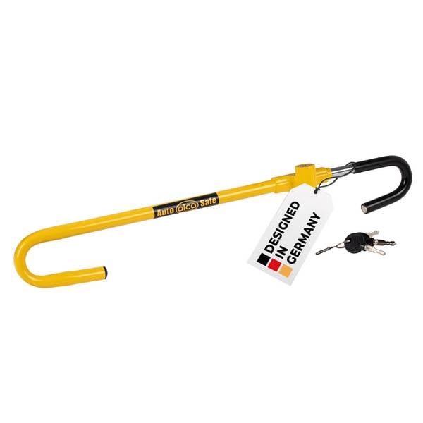 alca® Lenkradschloss für Pedal, 51-73 cm verstellbar, 3 Schlüssel Lenkradsperre als Diebstahlschutz zur