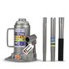 alca® Wagenheber hydraulisch 10 t Doppelkolben, 205-390 mm Hubhöhe Doppelkolben Stempelheber, Öl nachfüllbar,