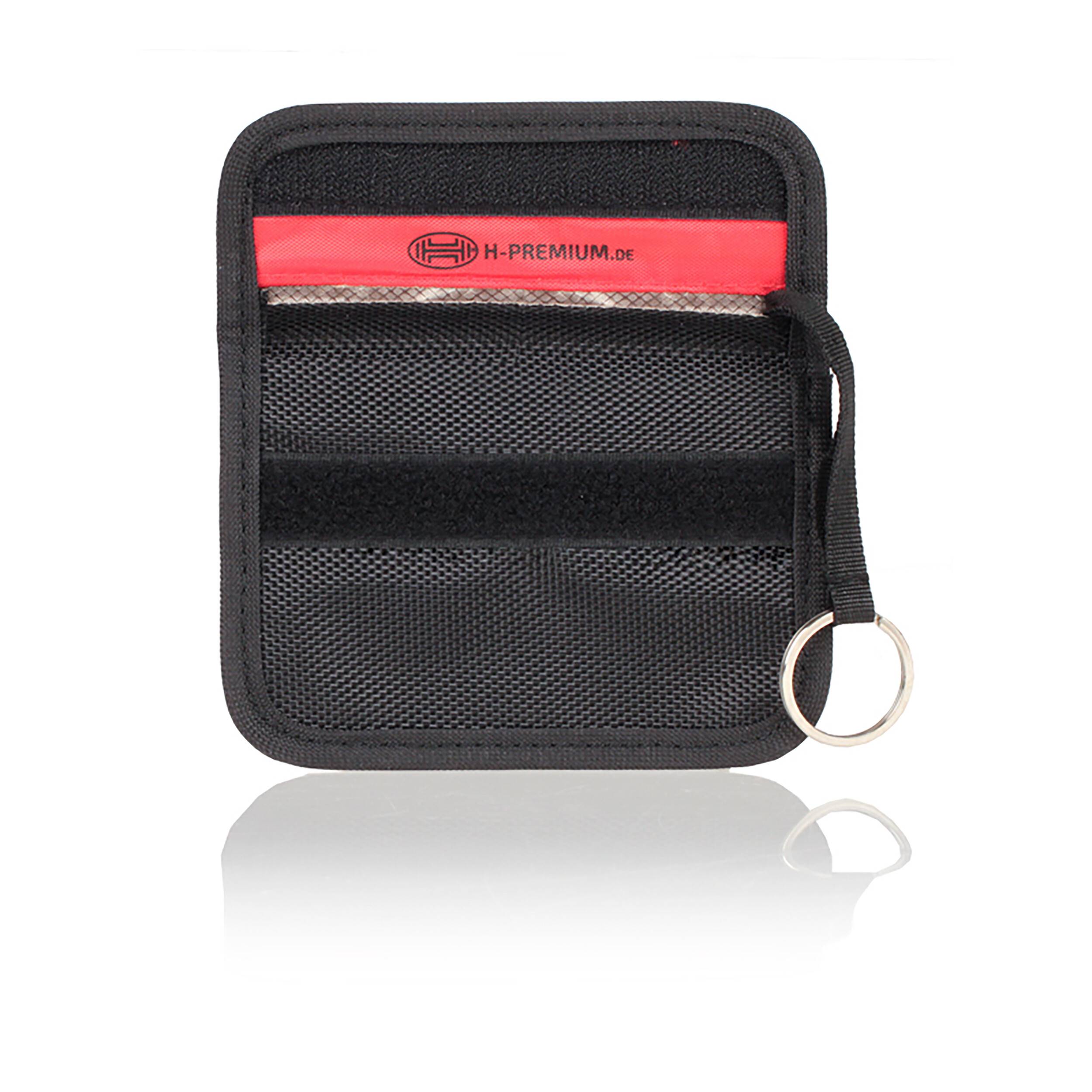 HEYNER® Schlüsseltasche mit RFID Schutz aus Oxford-Gewebe für Autoreisen Integrierter Signalblocker, Keyless-Go-1
