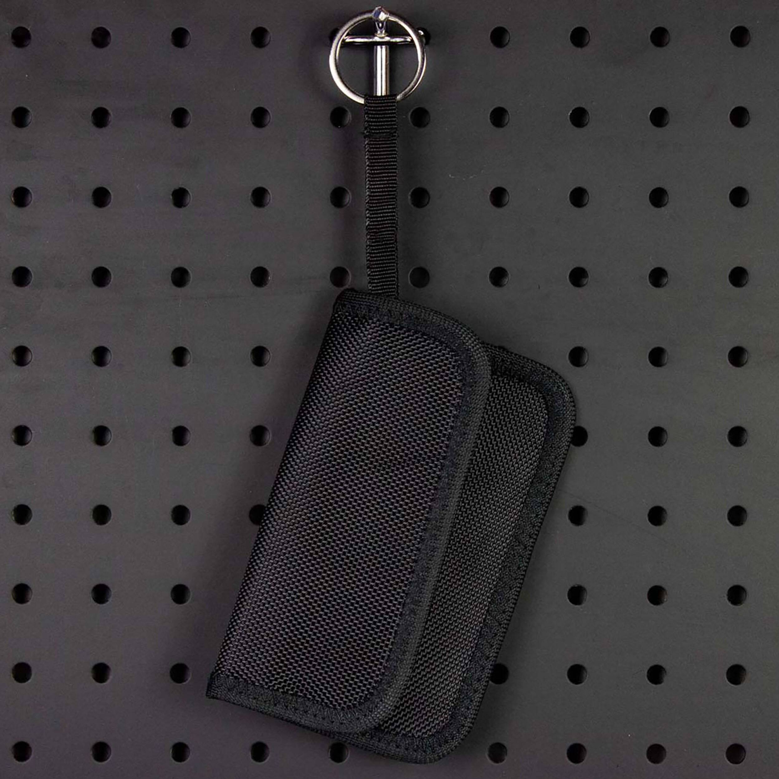 HEYNER® Schlüsseltasche mit RFID Schutz aus Oxford-Gewebe für Autoreisen Integrierter Signalblocker, Keyless-Go-4
