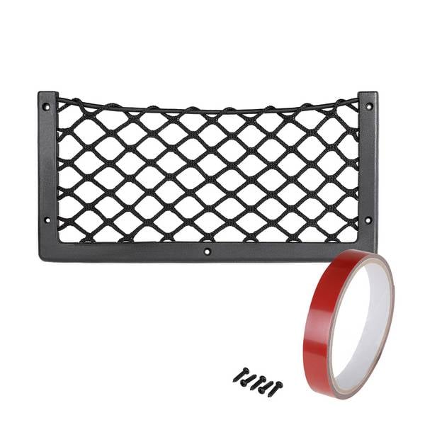 alca® Ablagenetz M für Camping und Auto Innenraum Universal 36,6 x 18 cm Extra stabiler Kunststoffrahmen, Reißfestes